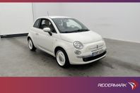 Fiat 500 1.2 69hk Lounge Skinnklädsel Lågskatt 0,49l/Mil