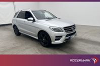 Mercedes-Benz ML 350 4M 258hk AMG Värmare Pano Luft Drag