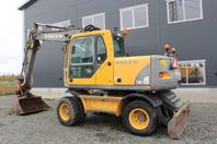 Hjulgrävare Volvo EW140B Rototilt med grip