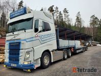 Nybesiktigad! Volvo FH dragbil euro 6 maskintrailer trombont