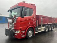 Scania R650 Tridem SLP Kassetteekipage Plog