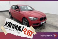 BMW 120 d 184hk Sport line HiFi Navi M&K-Värm 4,95% Ränta