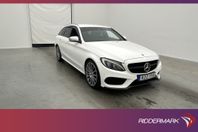 Mercedes-Benz C 220 T d 170hk AMG Burmester Skinn Navi Drag