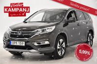 Honda CR-V 1.6 4WD Executive Pano Navi Skinn SoV-hjul 160hk