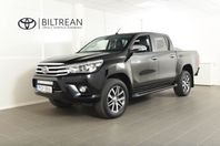 Toyota Hilux D-Cab 2.4 AWD Automat Premium Skinn V-hjul Navi