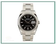 Rolex Datejust 36 "Black Dial, Svensksåld, 126200" - 2023