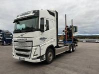 Volvo FH 500 I Save timmer med Kran