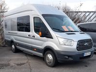 Ford Transit 2.2 TDCi Man/1+7/bl.a kylskåp, mikro/C-kort