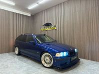 BMW 328 i E36 Touring Brilliant Blue Unikt-skick!