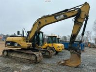 CAT 319D Bandgrävare med rotor, grävsystem och redskap