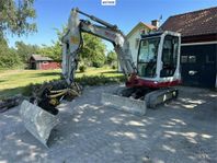 Take Job TB135 Minigrävare Med Engcon tiltrotator och redska