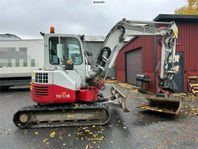 Bandgrävare med Rotortilt och redskap, Takeuchi TB153FR