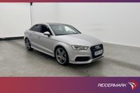 Audi A3 Sedan TDI 150hk S-Line Pano Navi Sensorer Halvskinn