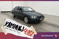 Volvo S60 T5 250hk Två-Brukare Skinnklädsel 4,95% Ränta