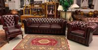 Engelsk Chesterfield soffgrupp