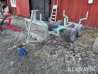 Timmervagn till fyrhjuling & Skogsvagn Kesla Patu 597