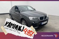 BMW X4 xDrive20d 190hk M Sport HiFi Värmare Kame 4,95% Ränta