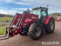 Traktor Massey Ferguson 6455 Dyna-6 med lasta