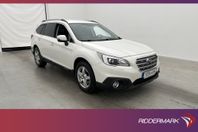 Subaru Outback 4WD 150hk En-Bruk Värmare Kamera Skinn Drag