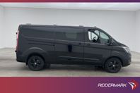 Ford Transit Custom CrewVan L2 170hk Värm Drag Moms 1-Ägare