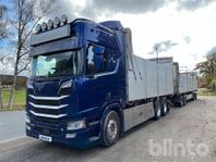 Spannmålsekipage Scania R650 B 6X2NB / ORY T18/20 TB123