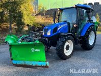 Traktor New Holland T4.65S med Sandspridare o