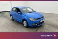 Volkswagen Polo 1.2 TSI 90hk Sensorer Farthållare Bluetooth