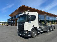 Scania R650 V8 8x4 Tridem Lastväxlare Joab 24 tons