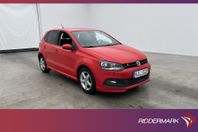 Volkswagen Polo 1.2 TSI 90hk R-Line Sensorer Farthållare