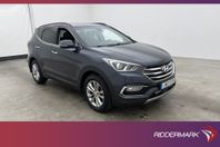 Hyundai Santa Fe CRDi 4WD 200hk 7-sits Kamera Skinn GPS Drag