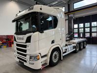 Scania R650 V8 8x4 Tridem Lastväxlare Joab 24 tons