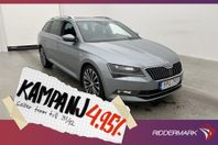 Skoda Superb TDI 4x4 190hk L&K Pano Canton P-Vär 4,95% Ränta