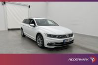 Volkswagen Passat TSI 220hk R-Line Pano Cockpit Värmare Drag