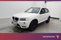 BMW X3 xDrive20d 184hk M-Värmare B-Kamera Halvskinn Drag