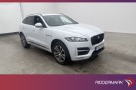 Jaguar F-Pace 25d AWD R-Sport Pano Meridian Kamera GPS Skinn