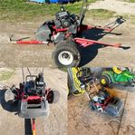 Toro Greenmaster Flex 21 - 2 maskiner og mini trailer