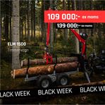 Skogsverket Timmervagn ELM 1500 - Black Week