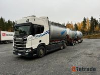 Lastväxlare Scania R500 bulk / pellets med släp