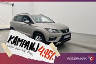 Seat Ateca TSI 115hk Kamera CarPlay Adaptiv-fart 4,95% Ränta