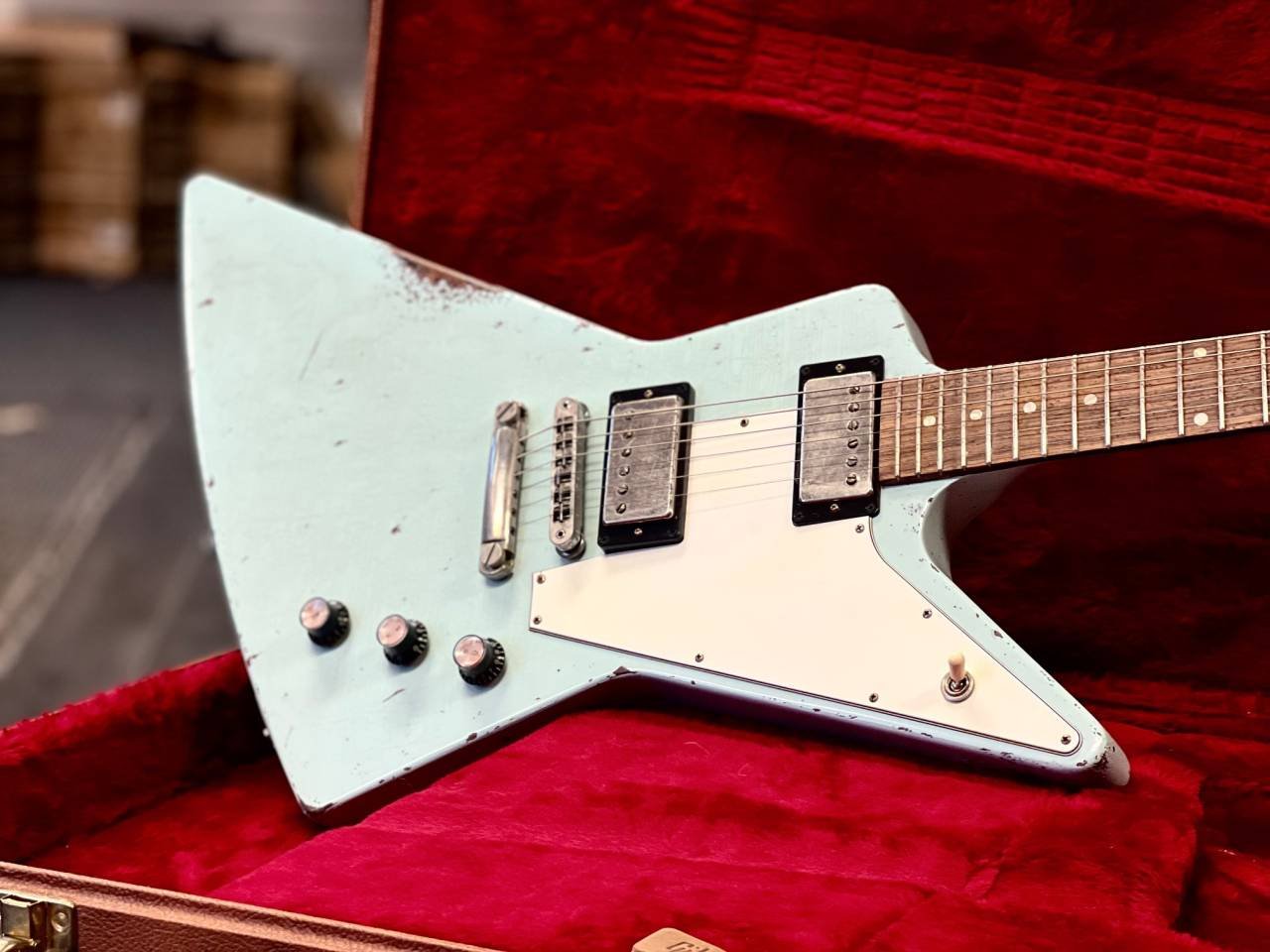 Gibson Explorer Frost Blue He...