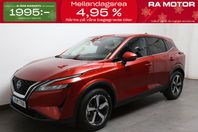 Nissan Qashqai 1,3 DIG-T N-Connecta 158hk 4WD Aut 360° Navi