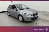 Peugeot 308 1.6 125hk Värmare Pano Navi Sensorer Farthållare