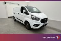 Ford Transit Custom L2 Värm Drag SYNC-3 3-Sits B-Kamera Moms