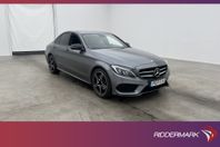 Mercedes-Benz C 220 d 170hk AMG P-Värmare Kamera Skinn