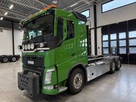 Volvo FH 540 6x2 Hiab lastväxlare fullt plogutrustad