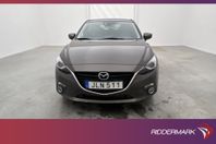 Mazda 3 Sport 150hk Optimum BOSE HUD Kamera Skinn