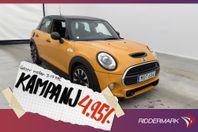 MINI Cooper S 5-dörrar 192hk JCW Navi Sensorer 4,95% Ränta