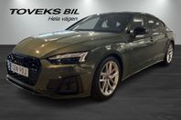 Audi A5 Sportback 45 TFSI Quattro / S-Line / Svart Optik