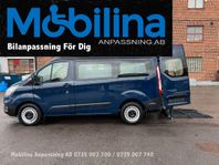 Ford Transit Custom Handikappanpassad Rullstolsbil