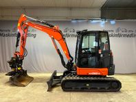 Kubota KX060-5 - LÅGA TIMMAR / NYSERVAD / C-SMÖRJ